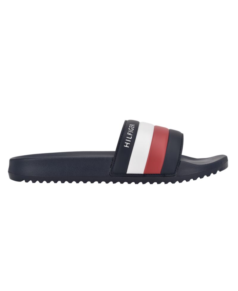 Мужские сандалии с горкой для бассейна Rozi Global Stripe Branding