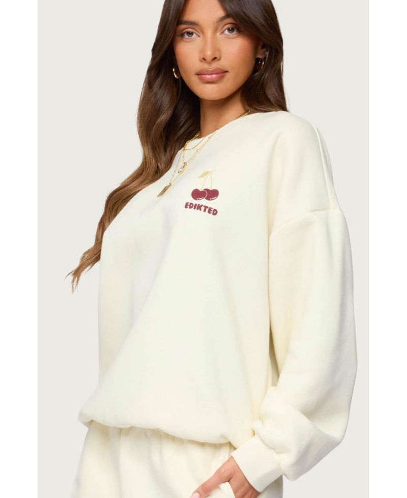 Womens Cherry Babe Sweatshirt