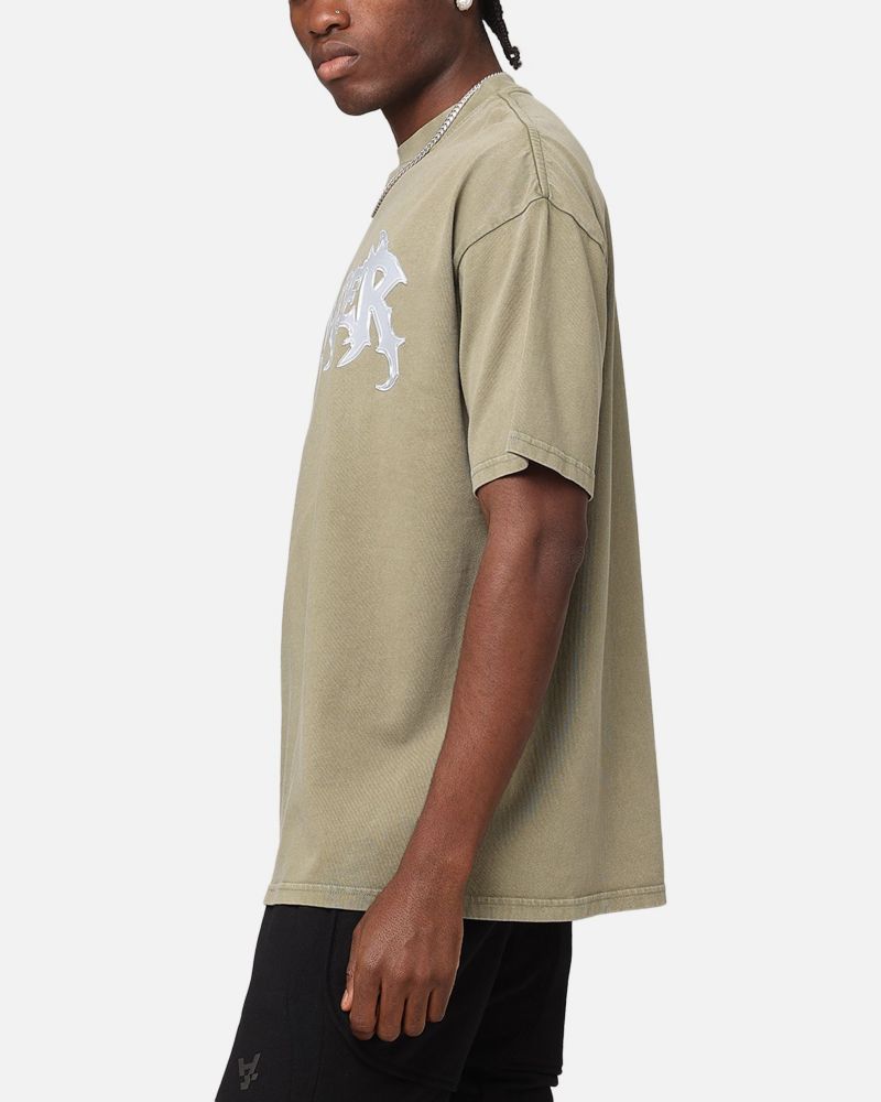 Men's New Dawn Mock Neck T-Shirt - Beige M
