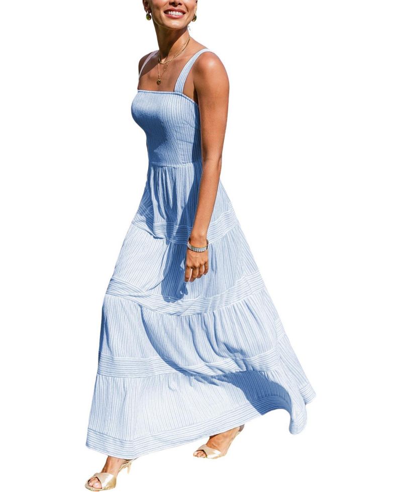 Women's Not Sorry Striped Maxi Beach Dress