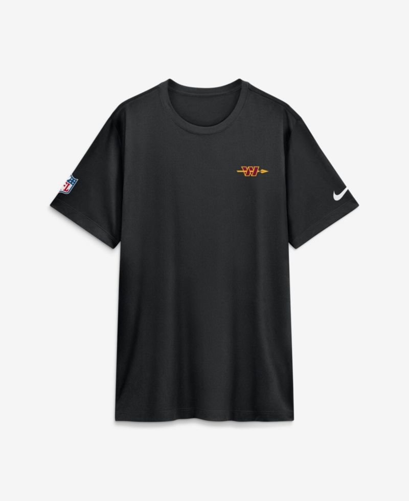 Men's Black Washington Commanders Alt Legend Small Logo Dri-FIT T-Shirt