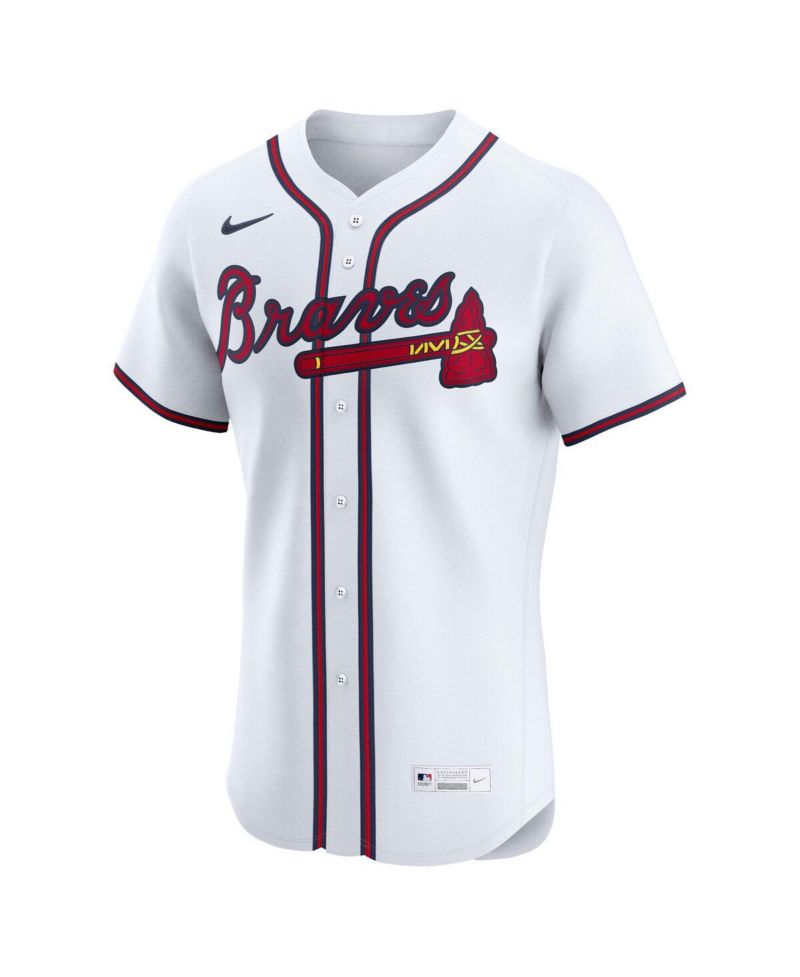 Men's Ronald Acuna Jr. White Atlanta Braves Home Elite Player Jersey