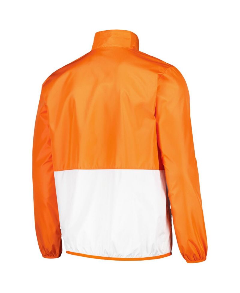 Men's Orange Clemson Tigers Cornerman Half-Zip Top