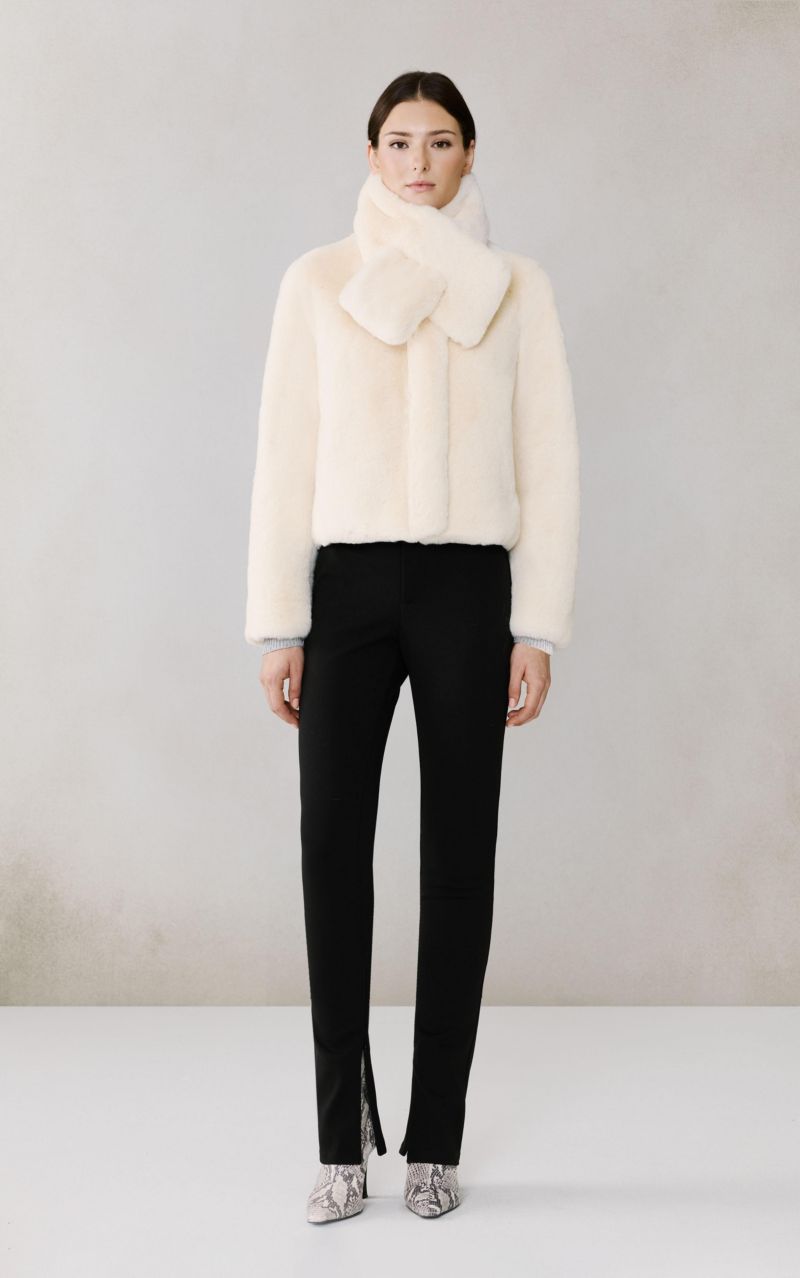 Women's Kendell Boxy Jacket With Scarf