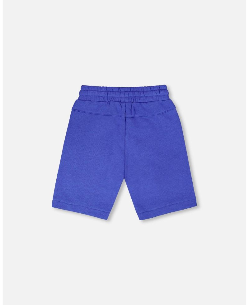 Little Boys French Terry Shorts with Cross Seams
