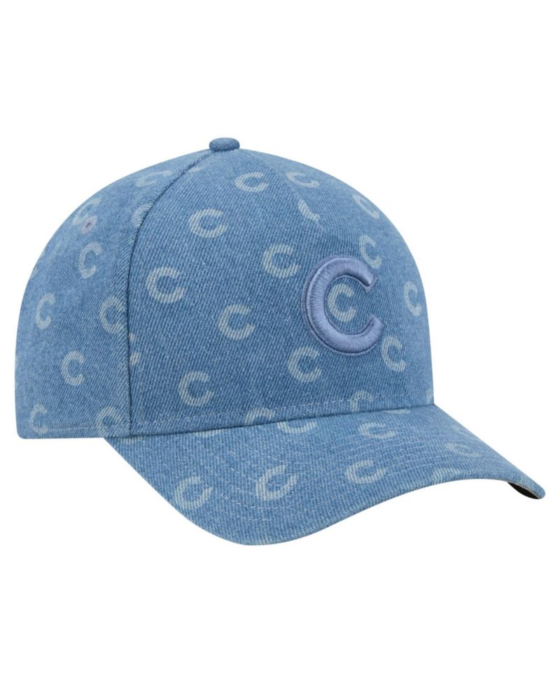 Men's and Women's Denim Chicago Cubs A-Frame 9FORTY Adjustable Hat