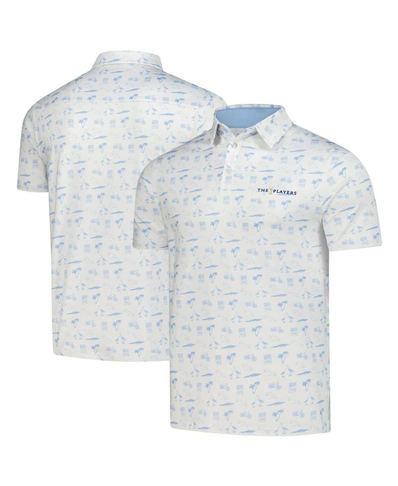 Men's Cream THE PLAYERS A1A Polo Shirt