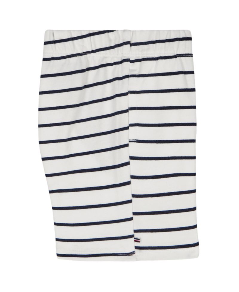 Baby Boys' Striped French Terry T-Shirt and Shorts, 2-Piece Set