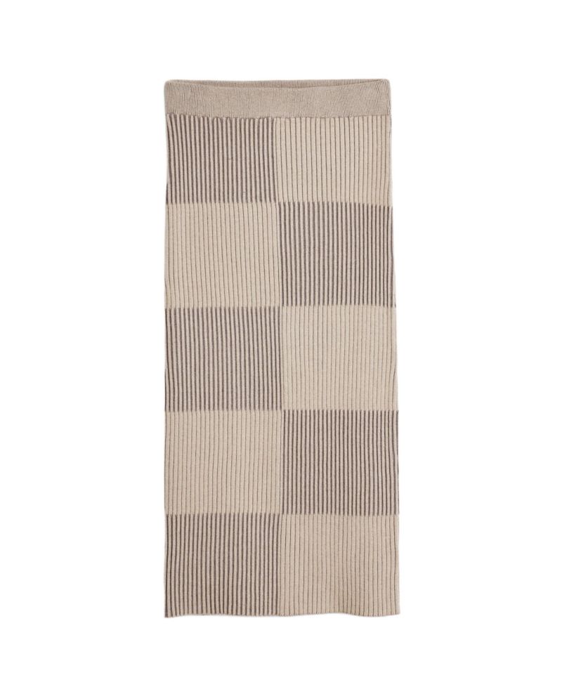 Women's Long ribbed skirt