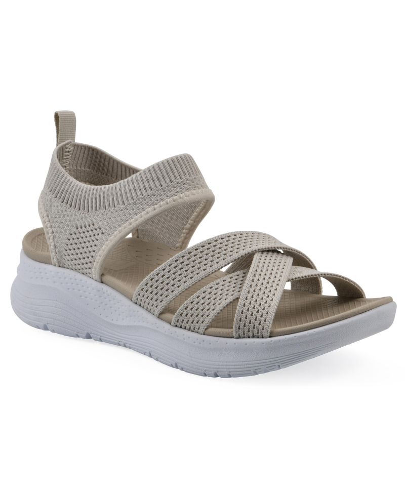 Women's Charry Round Toe Flat Sandals