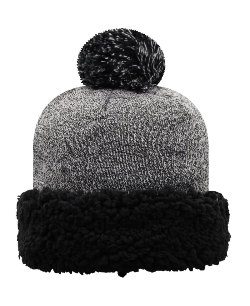 Women's Black Penn State Nittany Lions Snug Cuffed Knit Hat with Pom