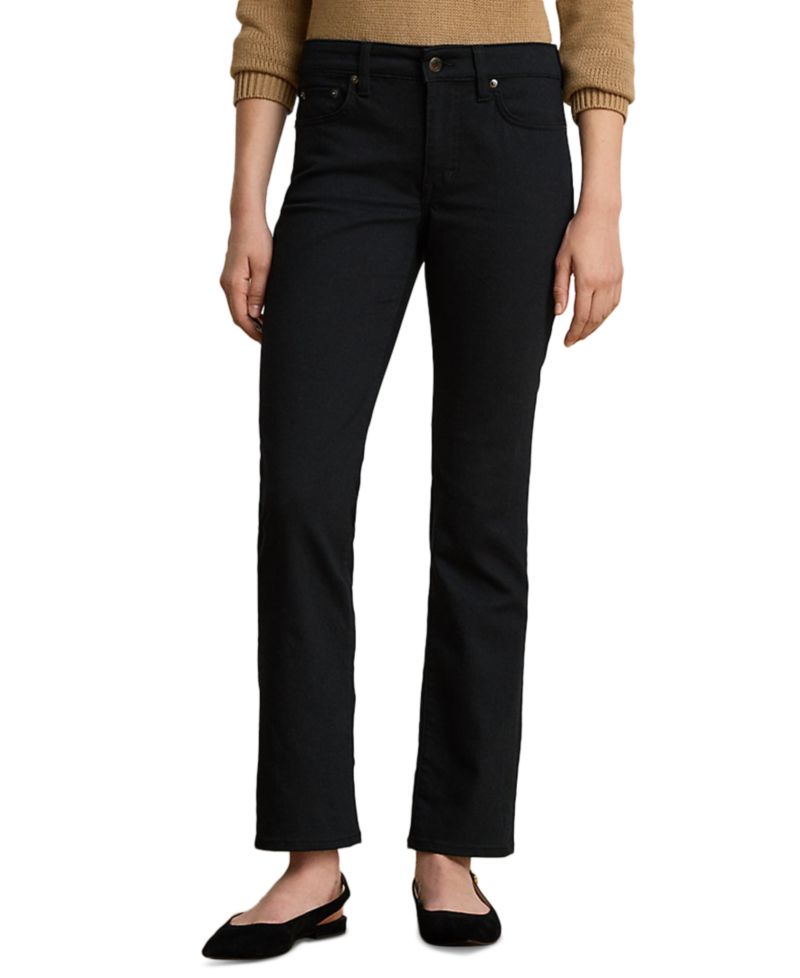 Women's Mid-Rise Slim Straight Jeans