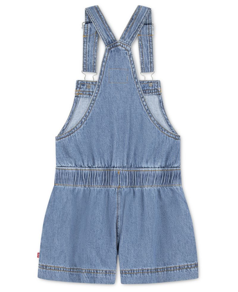 Girls' 7-16 Apron Neck Shortalls