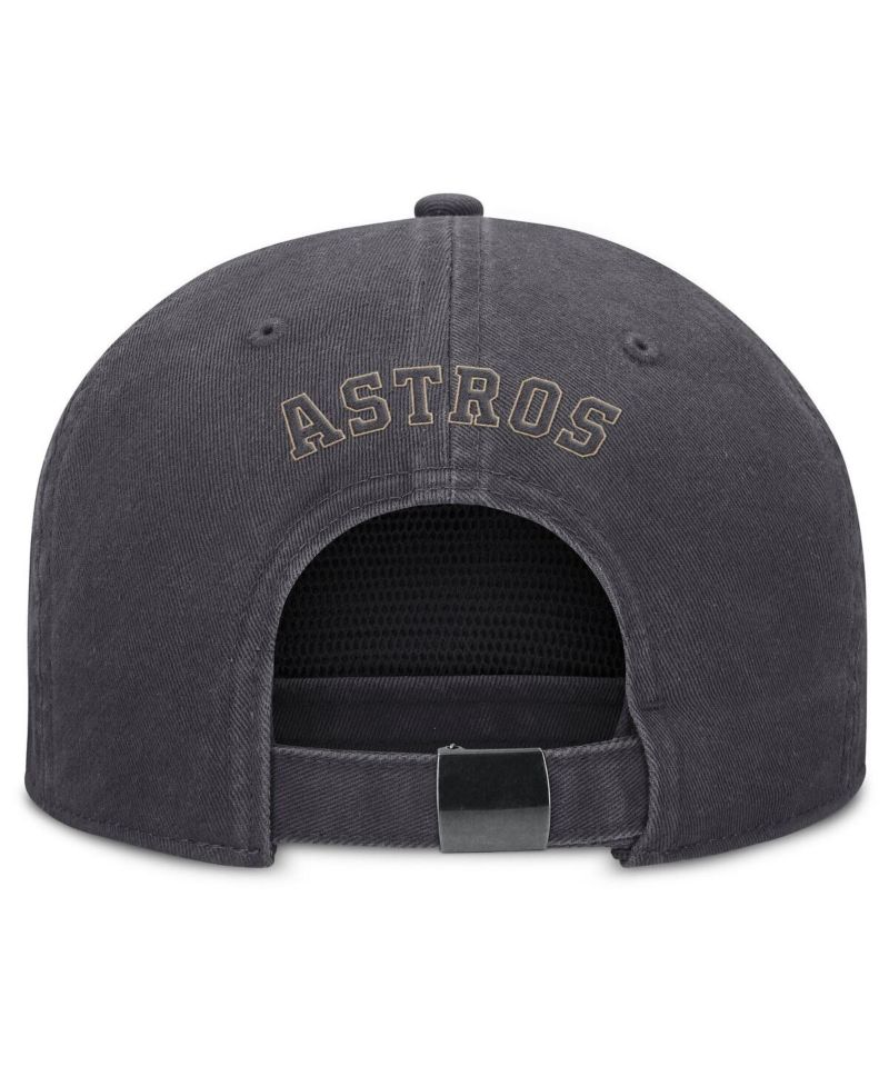 Men's Anthracite Houston Astros Monotone Pro Adjustable Hat