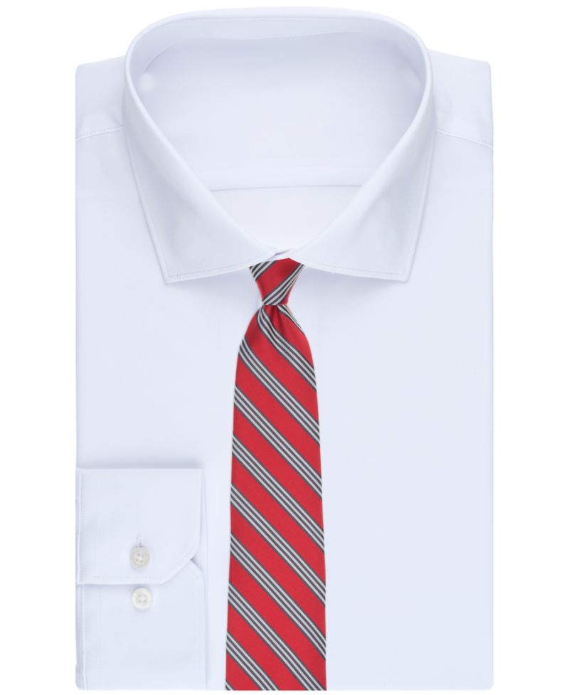 Men's Track Stripe Pattern Tie