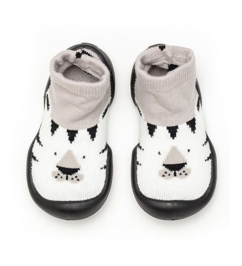 Infant Boys Breathable Washable Non-Slip Sock Shoes White Tiger