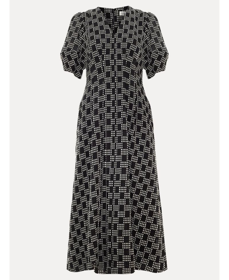 Women's Yasmine V-Neck Short-Sleeve Midi Dress