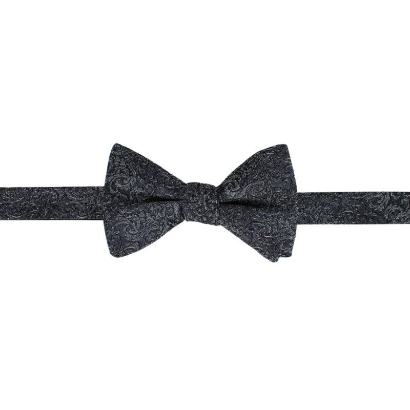 Men's Esteban Scrolling Vines Tone-on-Tone Silk Bow Tie