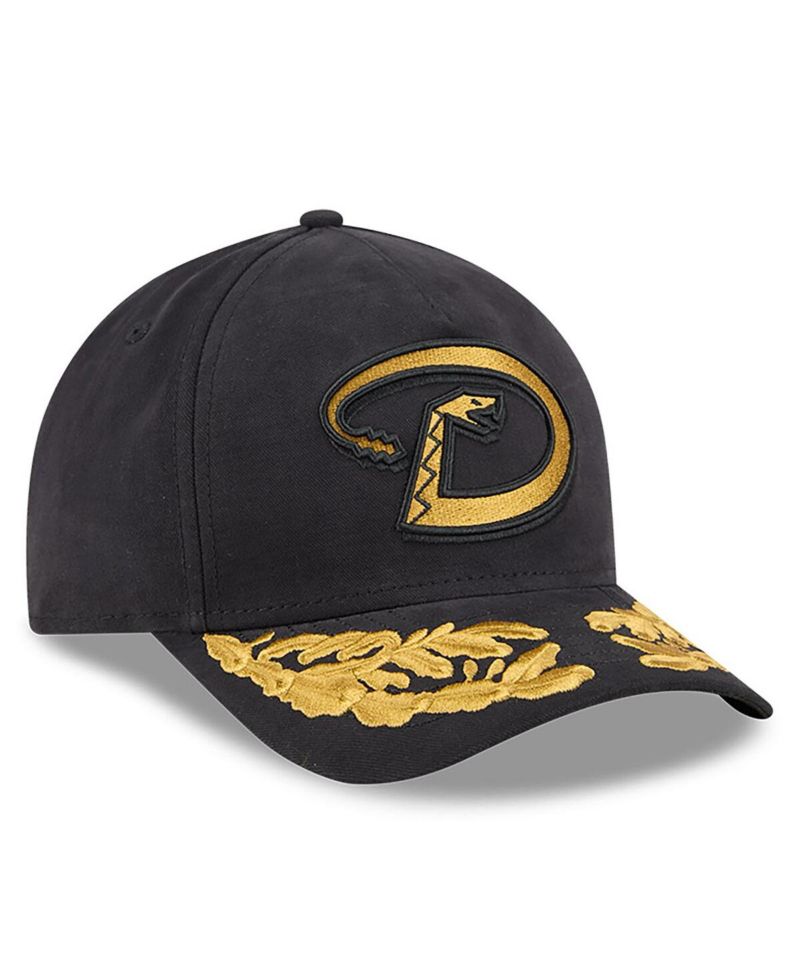 Men's Black Arizona Diamondbacks A-Frame 9FORTY Adjustable Hat