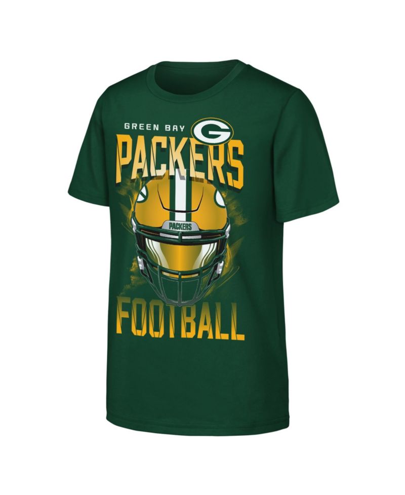 Boys' and Girls' Full Gear Green Bay Packers Graphic Regular-Fit T-Shirt