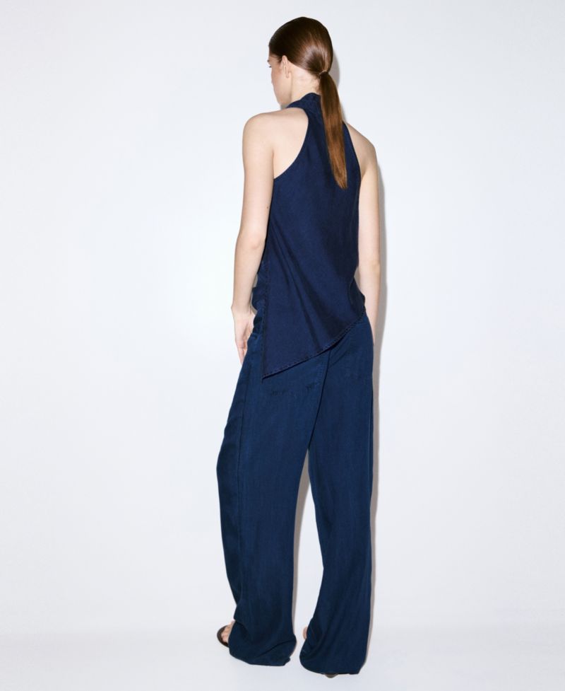 Women's Bow And Belt Denim Jeans