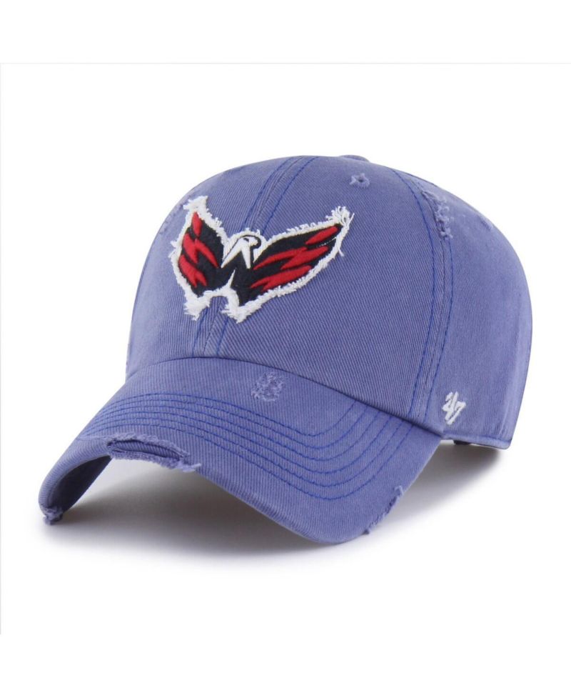 Men's Blue Washington Capitals Weathered Clean Up Adjustable Hat