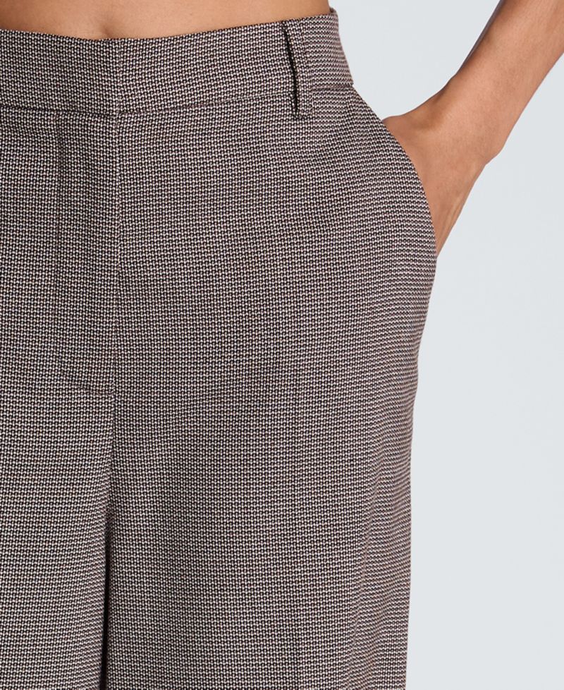 Women's High-Waisted Wide-Leg Slash-Pocket Pants