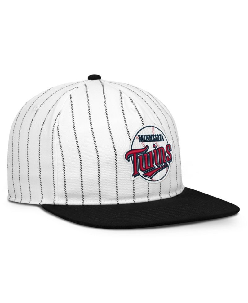 Men's White/Black Minnesota Twins Cooperstown Collection Pro Adjustable Hat