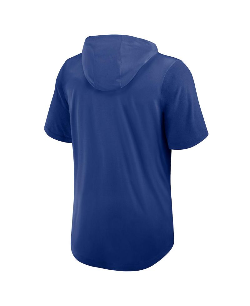Men's Royal Philadelphia Phillies Tri-Blend Performance Hoodie T-Shirt