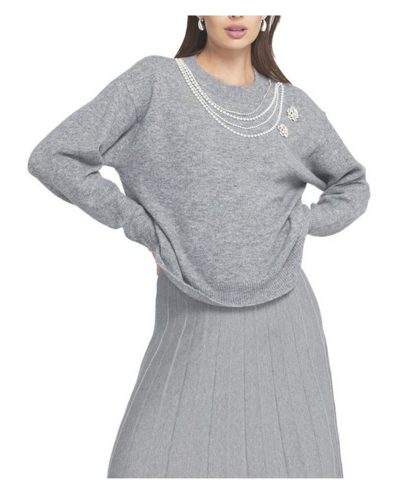 Women's Embellished Sweater Pullover