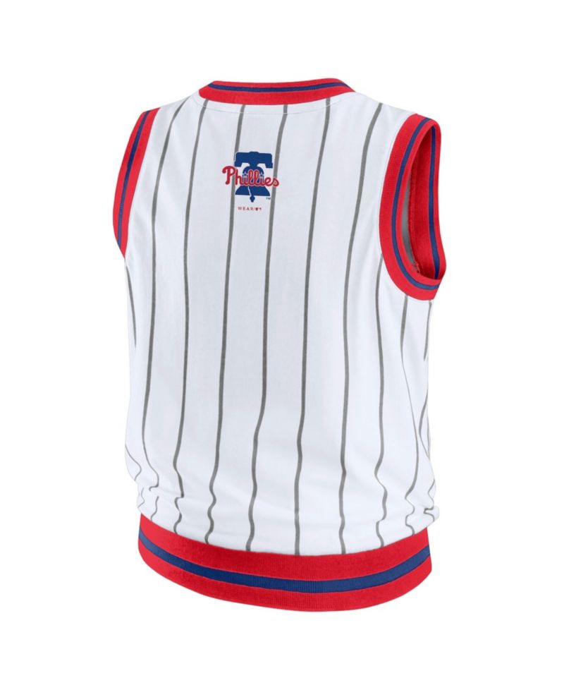 Women's WEAR by Erin Andrews White Philadelphia Phillies Sporty Tank Top