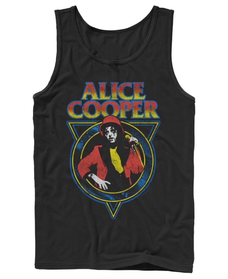 Men's Alice Cooper Vintage Portrait Graphic Tank Top