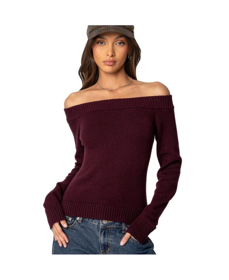 Women's Elona Off Shoulder Knit Top