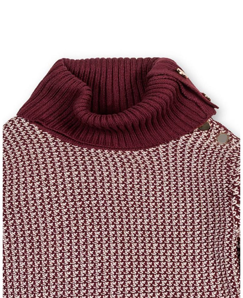 Women's Hope and Henry Organic Tweed Stitch Turtleneck Sweater