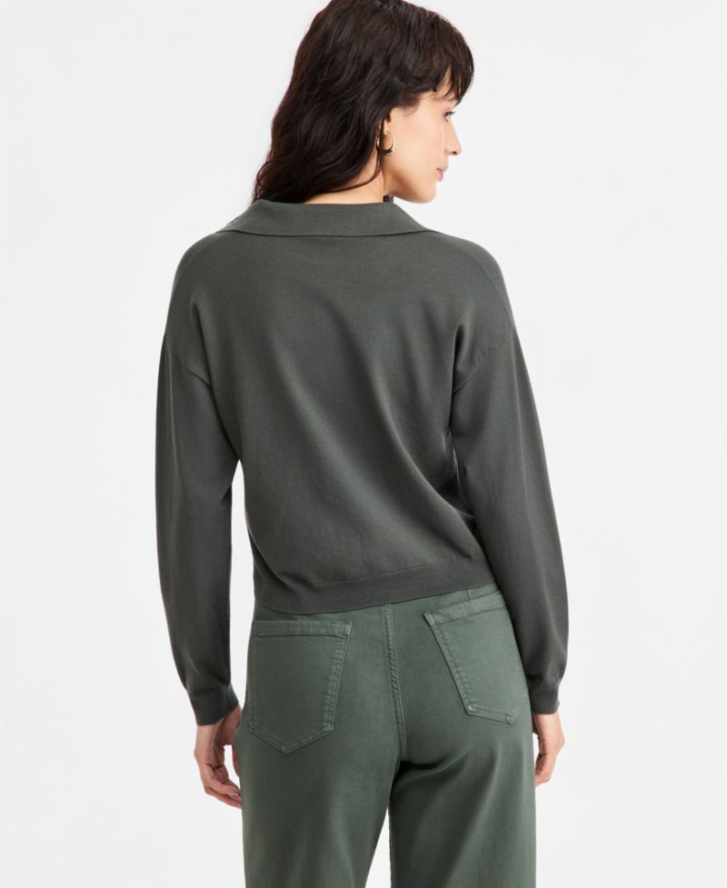 Women's Emmottanta Cropped Polo Sweater