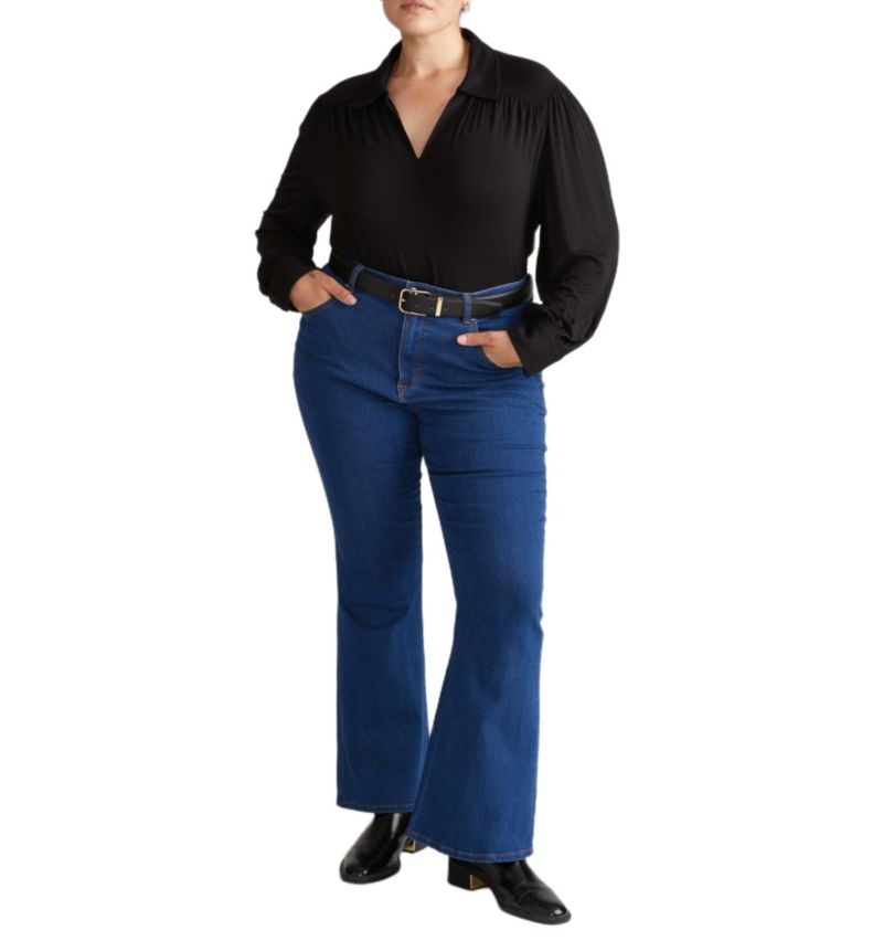 Plus Size Moore Liquid Jersey Blouse