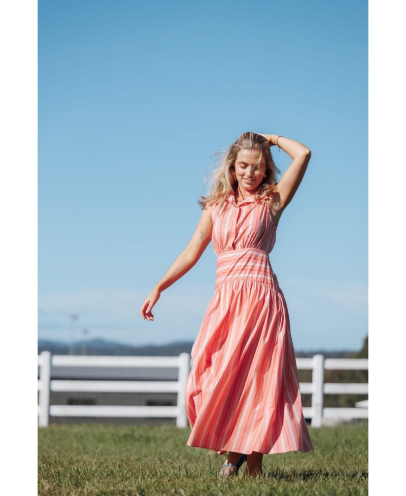 Women's Myranda Collared Sleeveless Midi Dress