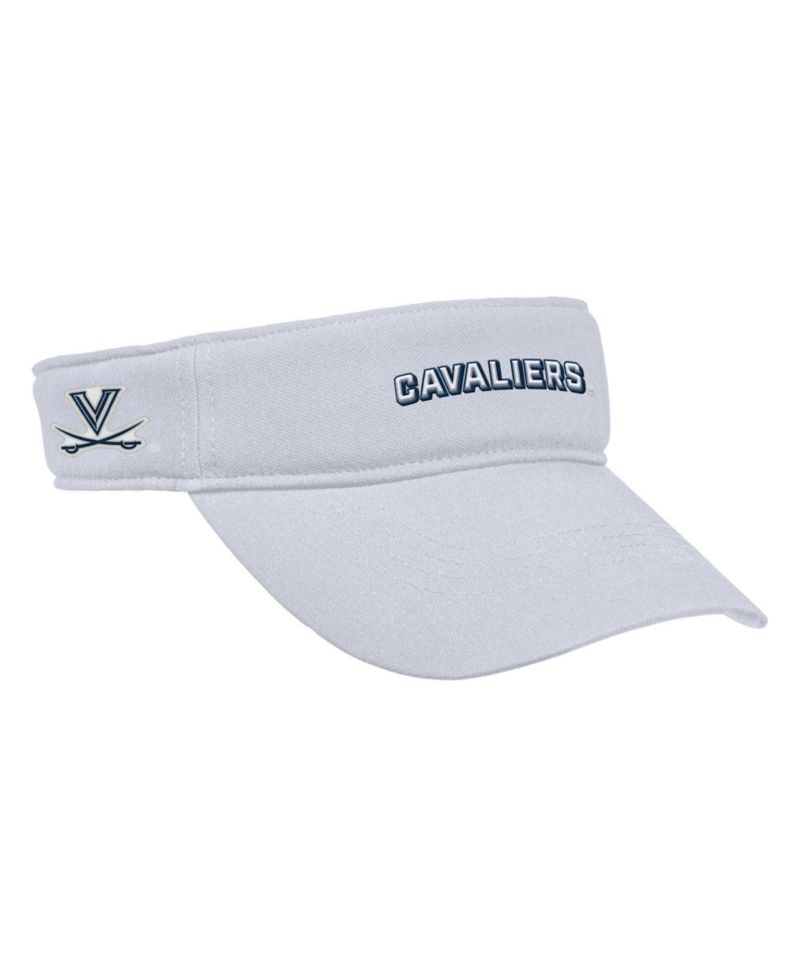 Men's White Virginia Cavaliers 2025 On-Field Ace Performance Adjustable Visor