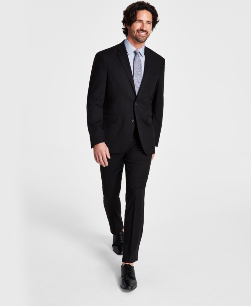 Men's Slim-Fit Techni-Cole Suit Separates Vest
