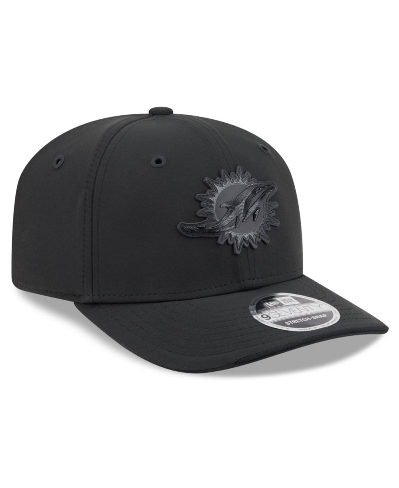 Men's Black Miami Dolphins 2026 Sideline 9SEVENTY Adjustable Hat