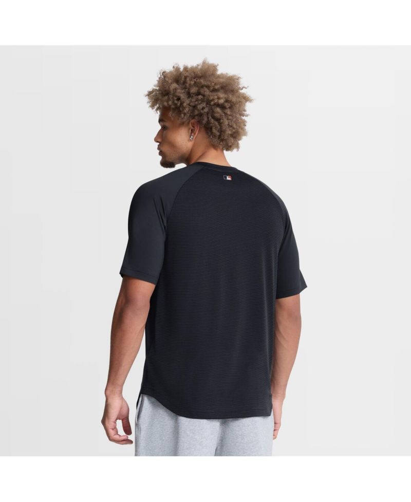 Men's Navy Detroit Tigers Authentic Collection Batting Practice Pre-Game Raglan Dri-FIT T-Shirt
