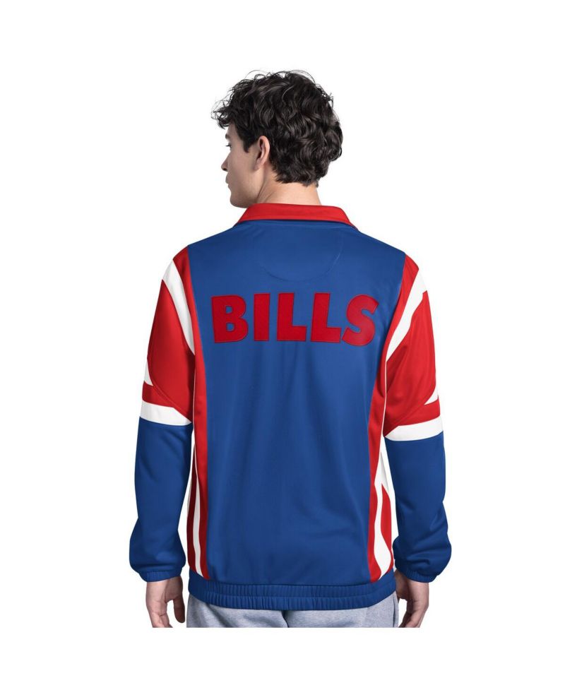 Men's Royal Buffalo Bills Contender Logo Full-Zip Track Jacket
