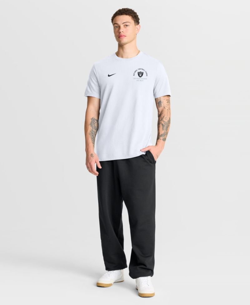 Men's White Las Vegas Raiders Split Logo T-Shirt