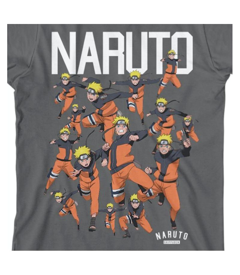 Character Squad Youth Charcoal Gray Graphic Tee-L