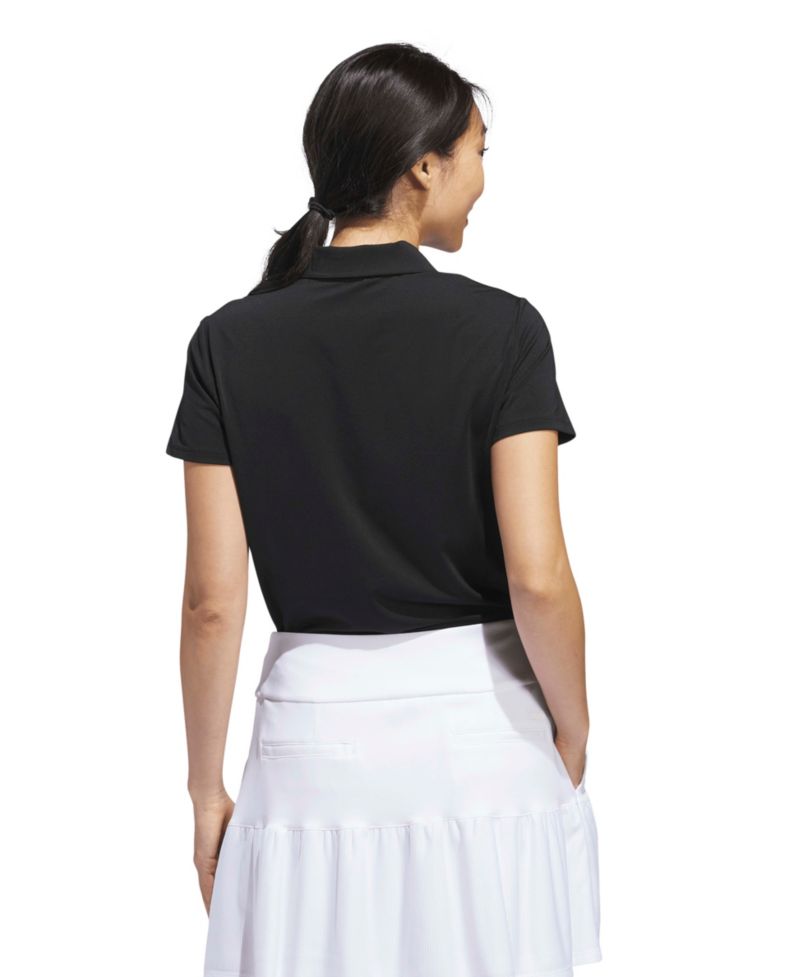 Women's Solid Short-Sleeve Polo Shirt