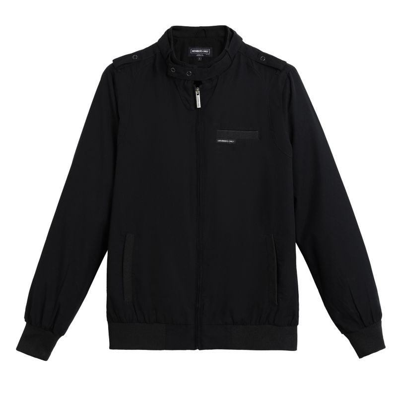 Men's Big & Tall Classic Iconic Racer Jacket (Slim Fit)