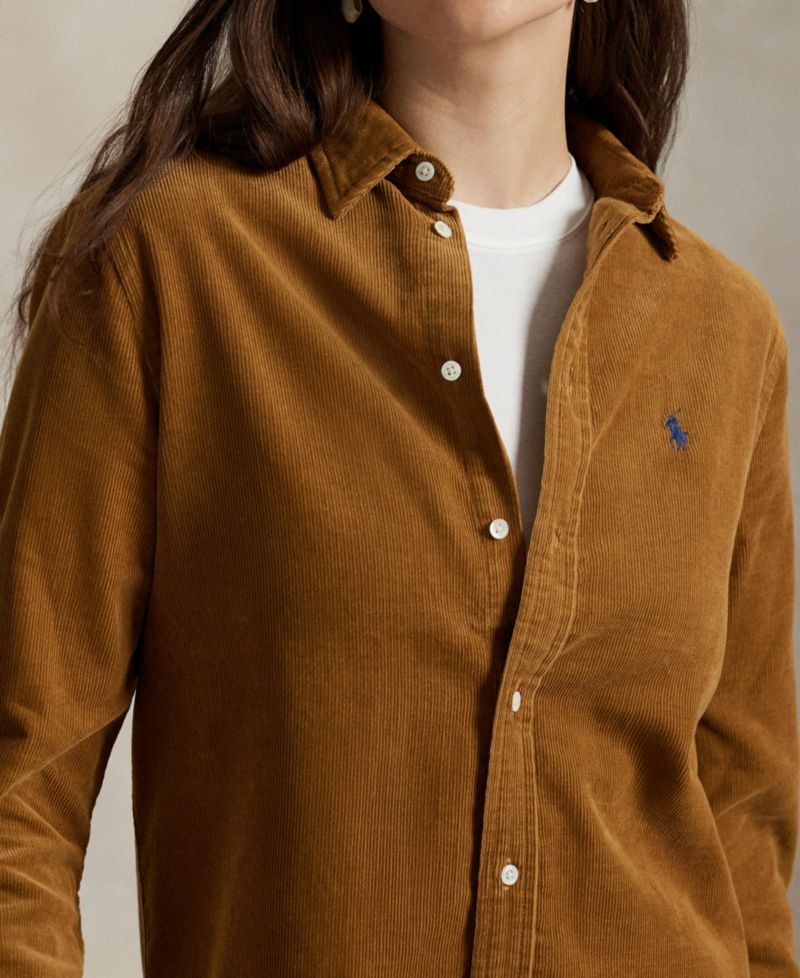 Women's Classic-Fit Cotton Corduroy Shirt