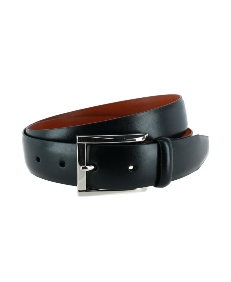 Men's Broderick 32mm Leather Dress Belt - Full Grain Leather, Classic Square Buckle