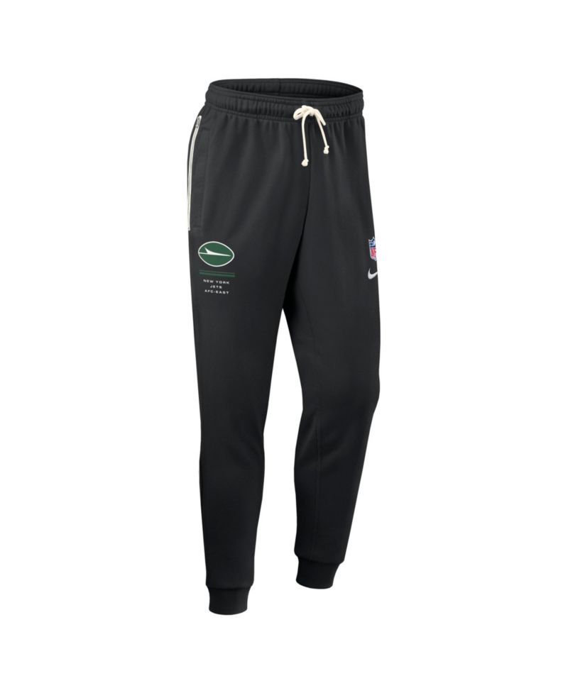 Men's Black New York Jets Sideline Standard Issue Touchback Kick Dri-FIT Taper Pants