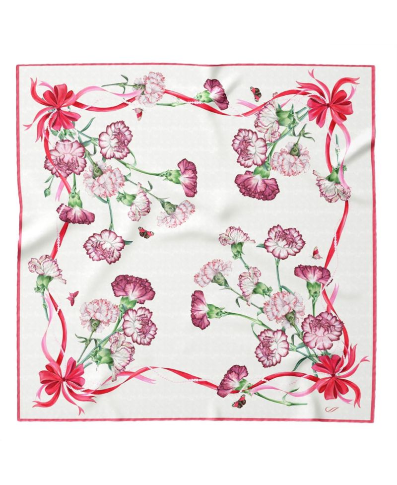 Fior di Mamma - Hand Rolled Silk Foulard for Women